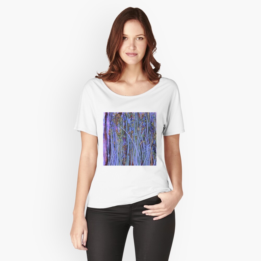 Qualia's Grass (Dreamy Blue) Relaxed Fit T-Shirt