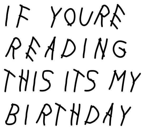 "If Youre Reading This Its My Birthday" Poster by ...