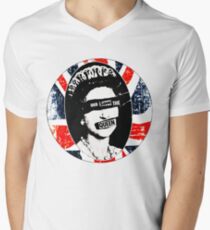 GOD SAVE THE QUEEN Men's V-Neck T-Shirt