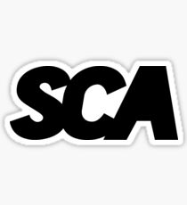 OFFICIAL SCA - ALL BLACK STICKER Sticker