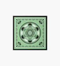 SACRED GEOMETRY - METATRONS CUBE - FLOWER OF LIFE - SPIRITUALITY Art Board