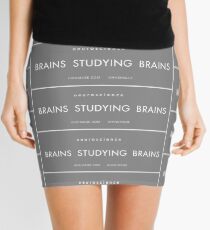 Brains studying Brains Mini Skirt