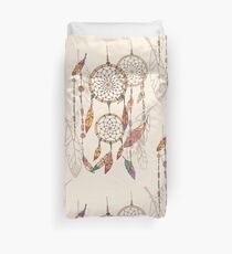 Funda nórdica Atrapasueños bohemio con cuentas y plumas