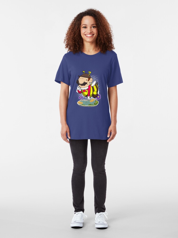 Alternate view of Mama Bee-a! Slim Fit T-Shirt