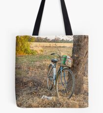 Sitting under the tree reading my books..... Tote Bag