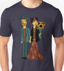 Love is Art Frida Kahlo and Van Gogh Unisex T-Shirt