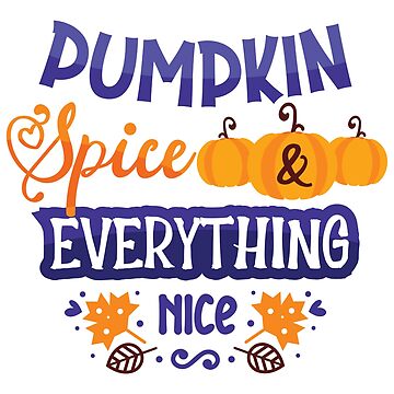 watercolor pumpkin spice and everything nice, watercolor pumpkin