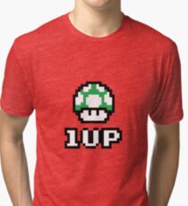 1 UP - Super Mario Bros. Tri-blend T-Shirt
