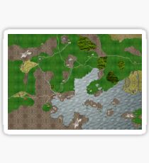 Midgard Map Sticker