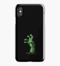 Zombie Grasp Pixels iPhone Case