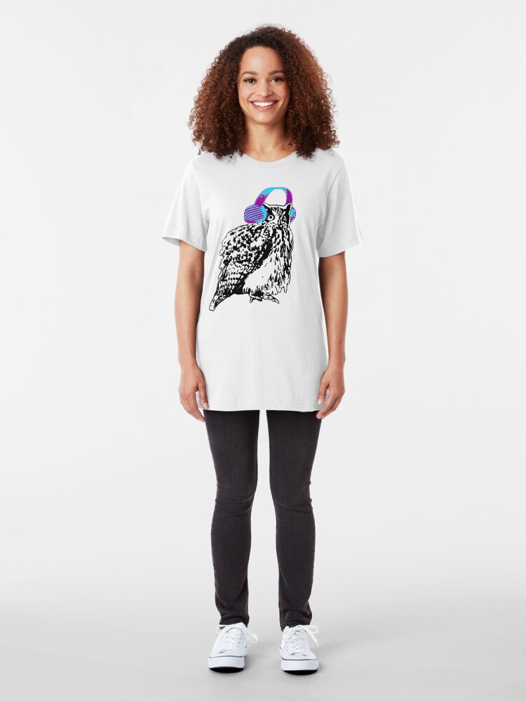 Alternate view of Owl'll Be Warm Soon Enough Slim Fit T-Shirt