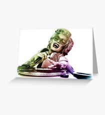 DJ M&M Greeting Card