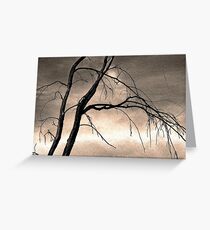 Foreboding Greeting Card