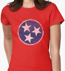 Vintage State Flag of Tennessee Women's Fitted T-Shirt