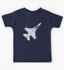 F16 Fighter Aircraft Kids Tee
