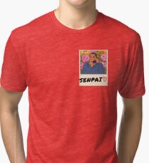Senpai called me! Tri-blend T-Shirt