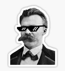 Thug Nietzsche Sticker