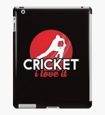 Cricket I love it iPad Case/Skin