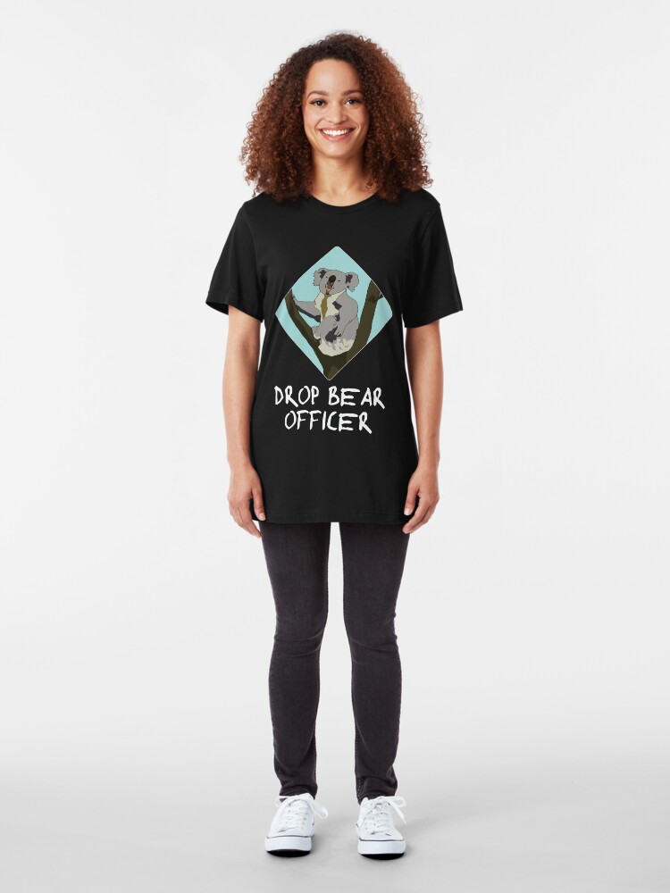 Alternate view of Drop Bears Preservation Society Slim Fit T-Shirt
