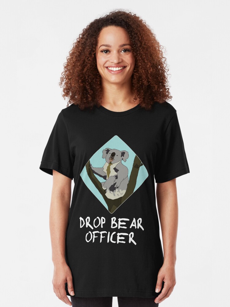 Alternate view of Drop Bears Preservation Society Slim Fit T-Shirt