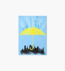 Yellow Umbrella Art Board