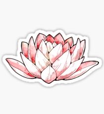 Fleur de lotus Sticker