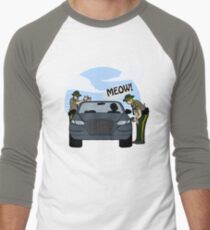 Do I look like a cat, boy? Men's Baseball ¾ T-Shirt