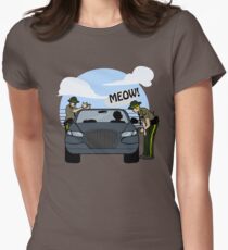 Do I look like a cat, boy? Women's Fitted T-Shirt