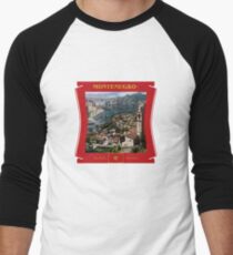 Montenegro - The Black Mountain Country Men's Baseball ¾ T-Shirt
