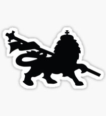 rasta lion judah dub Sticker