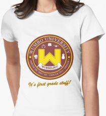 Wumbology Univiversity Women's Fitted T-Shirt