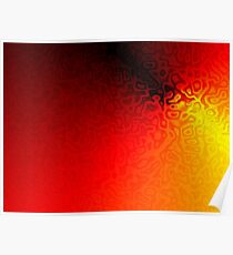 Red Dents Poster