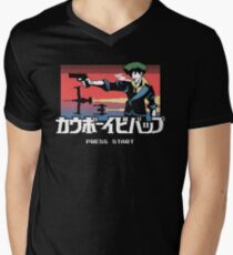 Retro Bebop Men's V-Neck T-Shirt