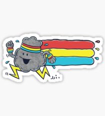 Cloud Runner Sticker