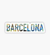Barcelona Park Guell Sticker Sticker