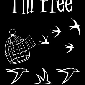 Sticker je suis libre!