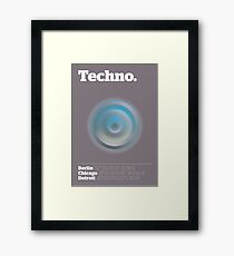 Lámina enmarcada Techno