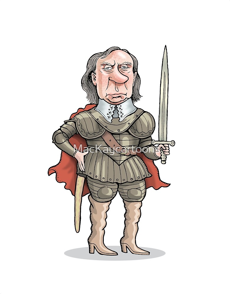 Oliver Cromwell by MacKaycartoons