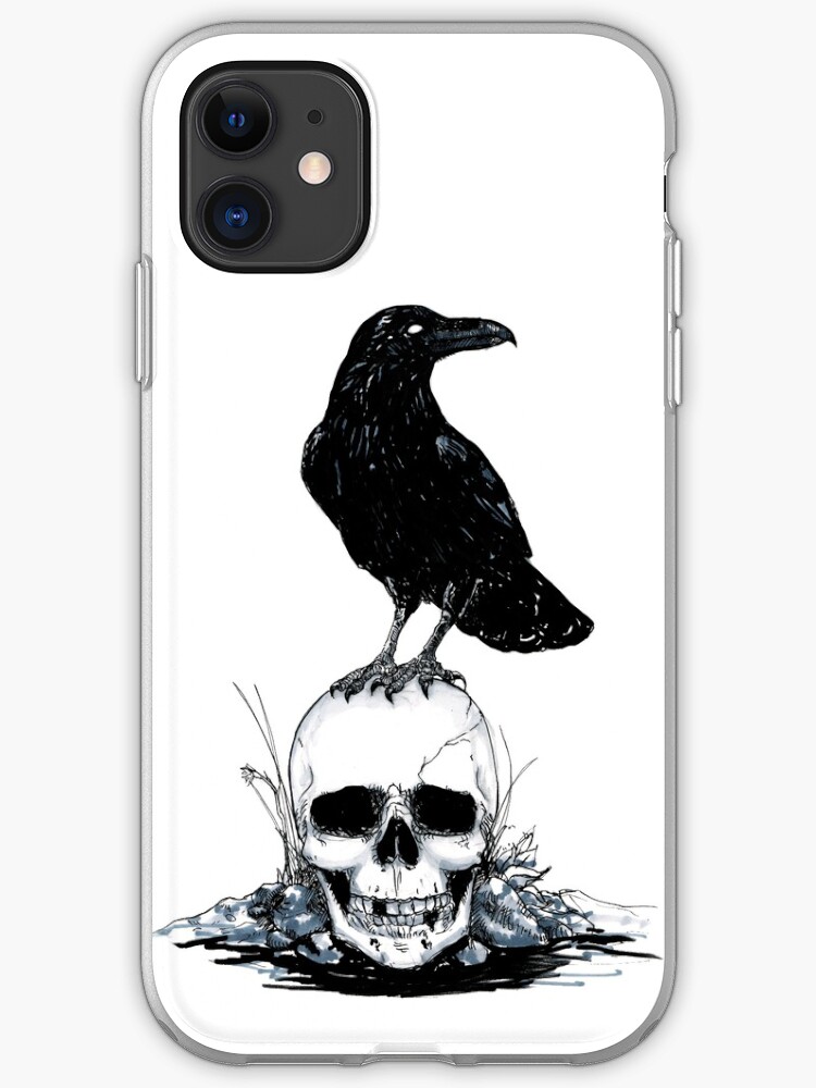 Skull and Raven iphone 11 case Skull and Raven iphone 11 case
