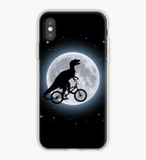 Vinilo o funda para iPhone Dinosaur Moon