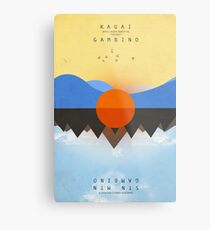 KAUAI Chained Metal Print