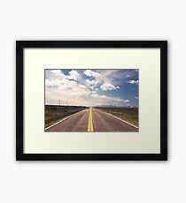 Explore New Roads Framed Print