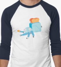 Toast in the Shell Baseball ¾ Sleeve T-Shirt