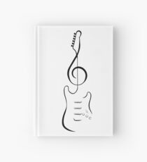 Cuaderno de tapa dura Guitarra Treble Clef