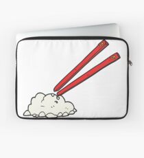 Funda para portátil cartoon chopsticks and rice