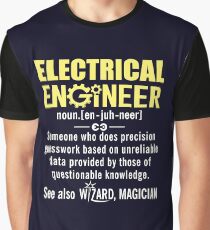 Camiseta gráfica Camisa de Ingeniero Eléctrico - Definición de Ingeniero Eléctrico