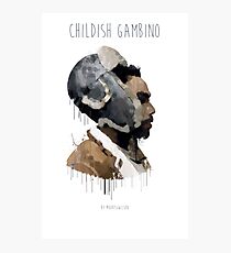 Gambino Droplet No Background Photographic Print