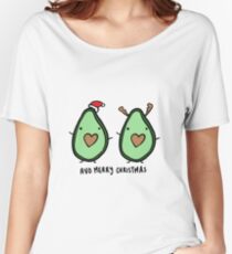 Avocado- Merry Christmas Women's Relaxed Fit T-Shirt