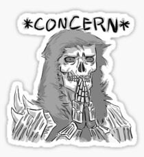 *concern* Sticker