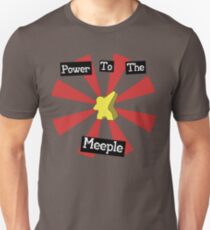 Power To The Meeple | Boardgames Slim Fit T-Shirt